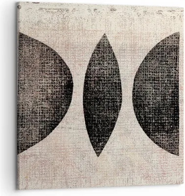 Produktbild von Bild auf Leinwand - Leinwandbild - Einteilig - Form Figuren Geometrisch - 50x50cm - Wand Bild - Wanddeko - Wandbilder - Leinwanddruck - Bilder - Wanddekoration - Leinwand bilder - AC50x50-5099