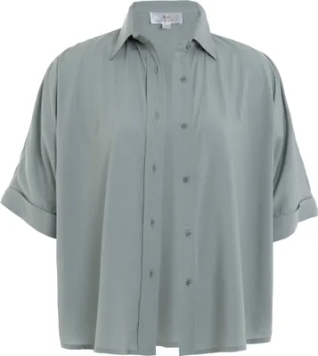 Produktbild von Knit Factory Nova Bluse - Vintage Green - 40/42