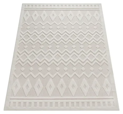Produktbild von Paco Home Outdoor Teppich wetterfest Boho & Skandi 3D-Optik für Terrasse, Balkon & Garten 80x150 cm