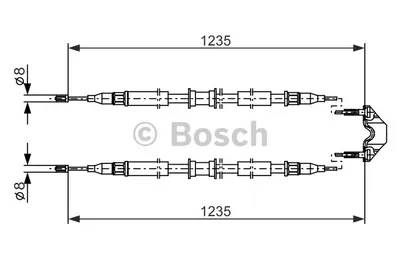 Produktbild von Bosch Seilzug, Feststellbremse  1 987 477 869