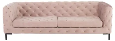 Produktbild von Chesterfield Sofa Couch Polster Stoff Leder Couchen  Polster Garnitur 3 Sitzers