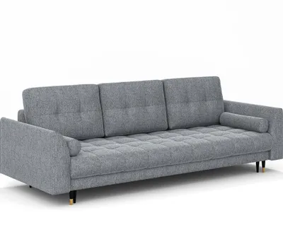 Produktbild von Sofa mit Schlaffunktion und Bettkaste, Couch Grau  NEVE85