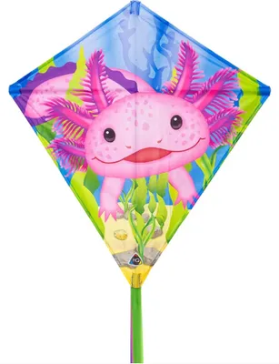 Productafbeelding van Kinderdrachen HQ Eddy Axolotl 100067, roze, 68 x 68 cm