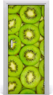 Produktbild von Tulup Türaufkleber 85x205 cm Dekorative Aufkleber Selbstklebend Wasserdichte Tapete Abnehmbar Schlafzimmer Wohnzimmer Wohnkultur - Kiwi
