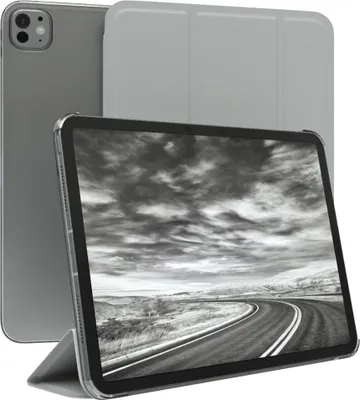 Produktbild von EAZY CASE Smartcase für Apple iPad Pro 11 (2024) Tabletcase Bookcover Smart Flipcase magnetisch Grau