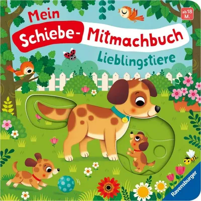 Zdjęcie produktu dla Mein Schiebe-Mitmachbuch - Lieblingstiere