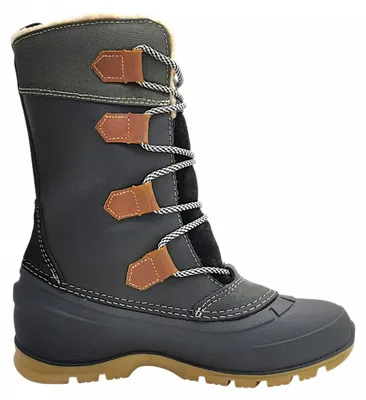Image de Chaussures d'hiver Kamik Snowgem pour femmes, doublées, couleur marron, modèle de loisirs