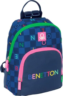 Produktbild von Safta Mini Benetton Damero Rucksack    One Size