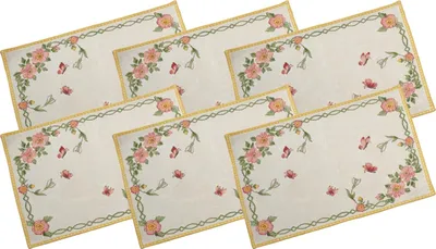 Produktbild von Villeroy & Boch Spring Fantasy Gobelin Platzset New Flowers Set6