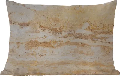 Produktbild von MuchoWow® Outdoor Kissen - Marmor - Sand - Textur - 50x30 cm - Wetterfest - Lounge Kissen - Sofa kissen - Wohnzimmer Dekoration