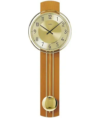 Zdjęcie produktu dla Kwarcowy zegar wahadłowy AMS, kwarcowy mechanizm wahadłowy, 22x60x7cm, 7115/9
