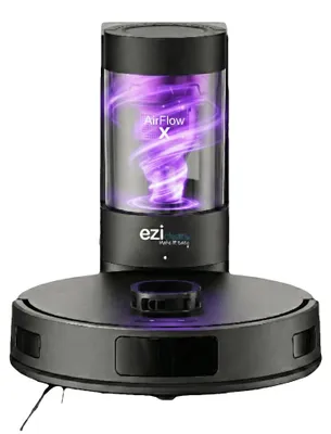 Obrázok produktu pre Pripojený robotický vysávač a umývač s navigáciou Lidar, automatickým vyprázdňovaním, 20 000 Pa – Eziclean