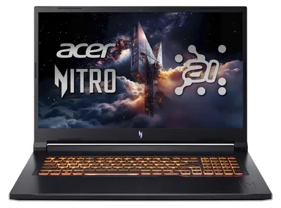 Produktbild von Acer Nitro V 17 AI ANV17-41-R1PD, AMD Ryzen™ 7, 3,8 GHz, 43,9 cm (17.3"), 1920 x 1080 Pixel, 32 GB, 1 TB