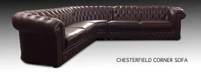 Produktbild von Chesterfield Ecksofa Sofa Couch Ledersofa Polster Eck Couch Garnitur Design #335