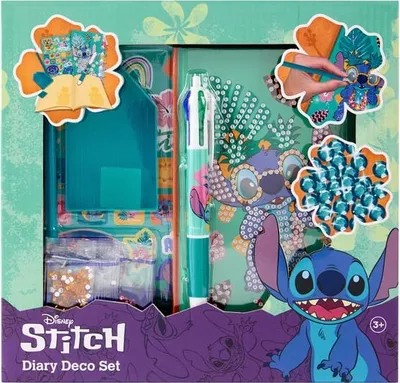 Image de Disney Stitch - Journal intime - Kit de décoration - Peinture au diamant
