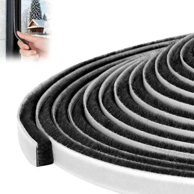 Produktbild von Selbstklebende Dichtung 6m 9x5mm schwarz Türdichtung