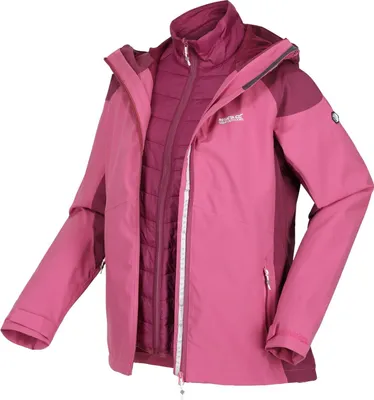 Produktbild von Regatta Wentwood VII 3 in 1 Doppeljacke Damen Wind und Wasserdicht, Farbe:Violett, Größe:46