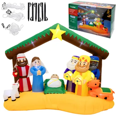 Produktbild von Aufblasbare Weihnachtsdekoration JUMI aufblasbar