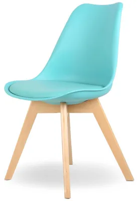 Image de Ensemble de 4 chaises de salle à manger avec revêtement en similicuir