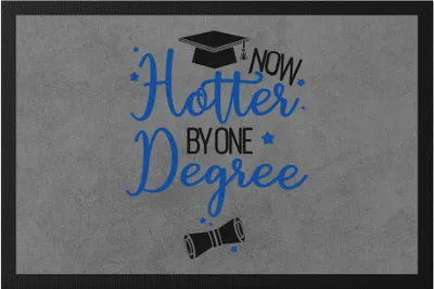Produktbild von Hotter by One Degree Fußmatte Abschluss Absolvent Bachelor Master Doktor Abschlussgeschenk