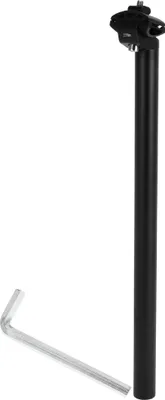 Produktbild von Fahrradsattelstš¹tze 27,2x450mm Fahrradsattelstš¹tze Sattelrohr aus Aluminiumlegierung Schwarz Extra lang Einstellbarer Winkel mit Fixierclip
