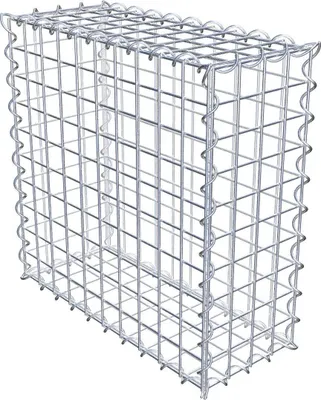 Immagine prodotto di Gabbione 50 cm x 50 cm x 20 cm (L x H x P), maglia 5 cm x 5 cm, spirale