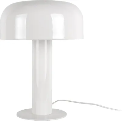 Produktbild von Leitmotiv - Tischleuchte Fornido - Weiß - 31x31x42cm Tischlampe - Nachttischlampe, Wohnzimmer, Schlafzimmer