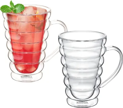 Produktbild von Wilmax Doppelwandglas Becher 250 ml 2er Set WL-888423/A2