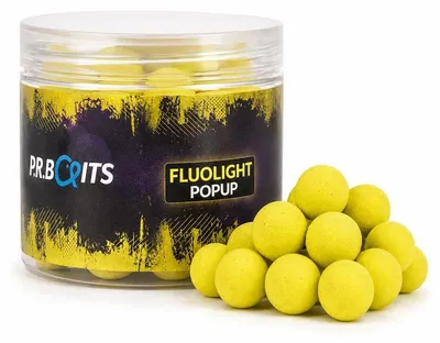 Produktbild von P.R. Baits Fluolight Pop Ups Yellow - 16mm 70g
