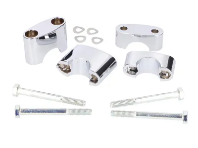 Produktbild von Lenkerklemme / Lenkerauflage Set Chrom Simson S50, S51, S70