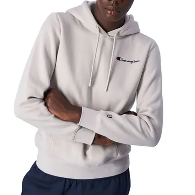 Produktbild von Champion Logo Patch Fleece Kapuzenpullover Damen