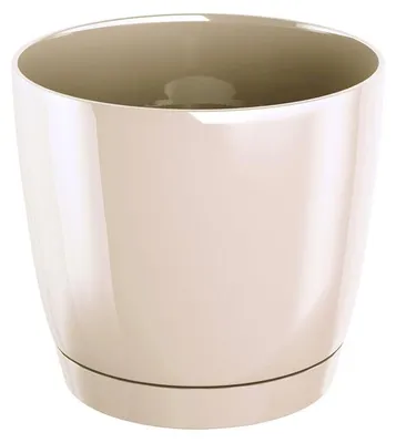Obrázok produktu pre kvetináč 24cm Coubi Round P DUOP240-CY728 krémový plastový PROSPERPLAST