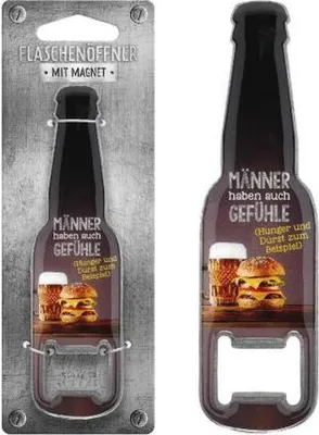 Produktbild von Sheepworld Flaschenöffner mit Spruch-Motiv für Männer