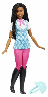 Produktbild von Barbie Mysteries: Das geheimnisvolle Pferdeabenteuer“ Brooklyn“ Puppe mit Reitkleidung und Zubehör, Modepuppe, Weiblich, 3 Jahr(e), Mädchen, 305 mm, 134 g