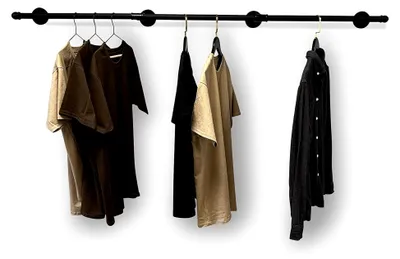 Produktbild von Wandgarderobe Kleiderstange 150 cm x 30 cm im Industrial Design