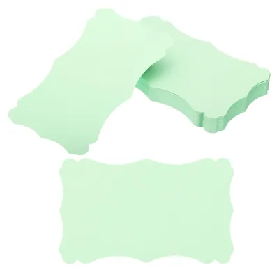 Notizkarten aus Papier, 7,6 x 12,7 cm, 50 Stück, hellgrün