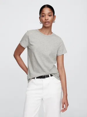 Produktbild von GAP Baumwoll T-Shirt mit Rundhalsausschnitt, gerader Schnitt, Größe XS
