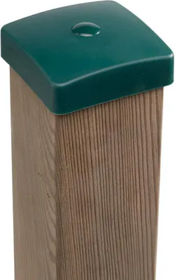 Produktbild von Pfostenkappe GRÜN 70 x 70 mm Pyramide Kappe für Pfosten 7 x 7 cm aus Kunststoff
