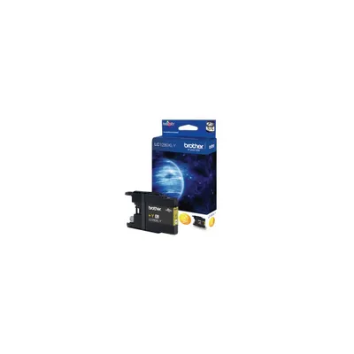 Produktbild von Original Brother LC-1280 XL Y Tintenpatrone gelb, 1.200 Seiten, 1,61 Cent pro Seite - ersetzt Brother LC1280XLY Druckerpatrone