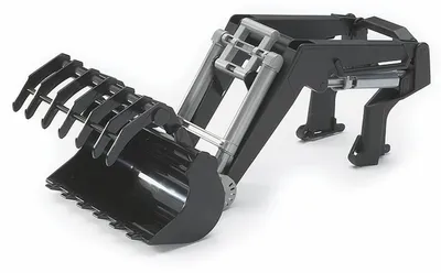 Produktbild von bruder 03333 - Frontlader für die Traktor Serie 3000 - 1:16 Zubehör, Schaufel, Gabel