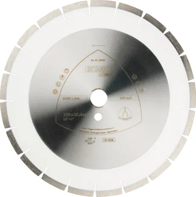 Produktbild von Klingspor DT 900 U Diamanttrennscheiben, 400 x 3,6 x 30 mm 28 Segmente 40 x 3,6 x 10 mm, Engverzahnt