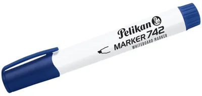 Produktbild von Pelikan 742, 10 Stück(e), Blau, Meißel, Blau, Weiß, Rund