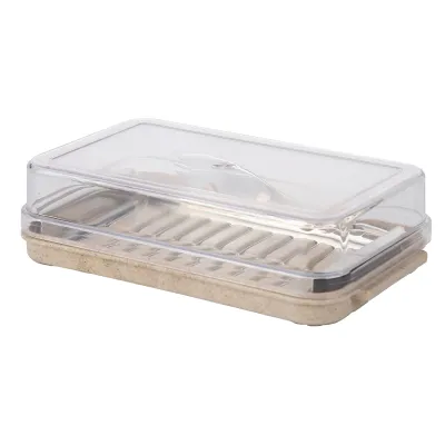 Obrázok produktu pre Kontajner na rezanie masla, maslový box, maslový rezač, box na skladovanie syra, syrová misa, kuchynské potreby