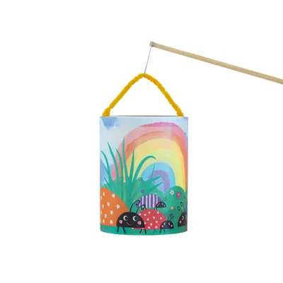 Produktbild von Laternen-Set Käferwiese Komplettset 20x50 cm für Kinder Laternelaufen
