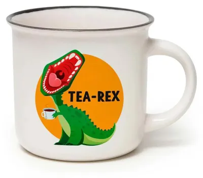 Productafbeelding van Legami Cup-Puccino mok Dino, koffiemok, beker, 350 ml, CUP0021