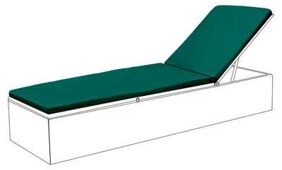Immagine prodotto di Cuscino per aiuola rialzata - Cuscino da giardino per esterni - Cuscino da giardino per mobili da esterno - Cuscino per divano da giardino in legno/plastica