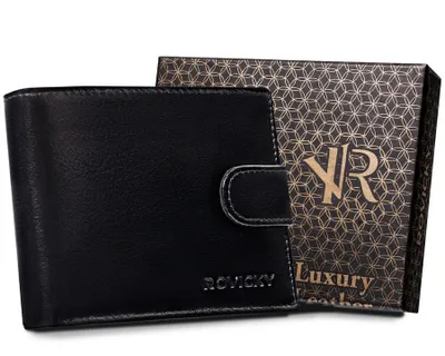 Produktbild von Rovicky | Elegante Herrengeldbörse mit RFID Protect Anti-Skimming-System