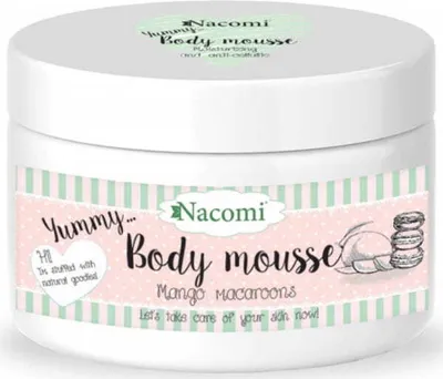 Immagine prodotto di Nacomi Mango Macaroni Body Mousse, 180 ml