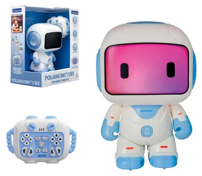 Produktbild von POWERMAN, Mini Programmierbarer Roboter, Stimme und Lichter, Weiß