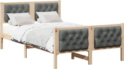Immagine prodotto di Struttura del letto Grigio scuro 120 x 200 cm Pino massello